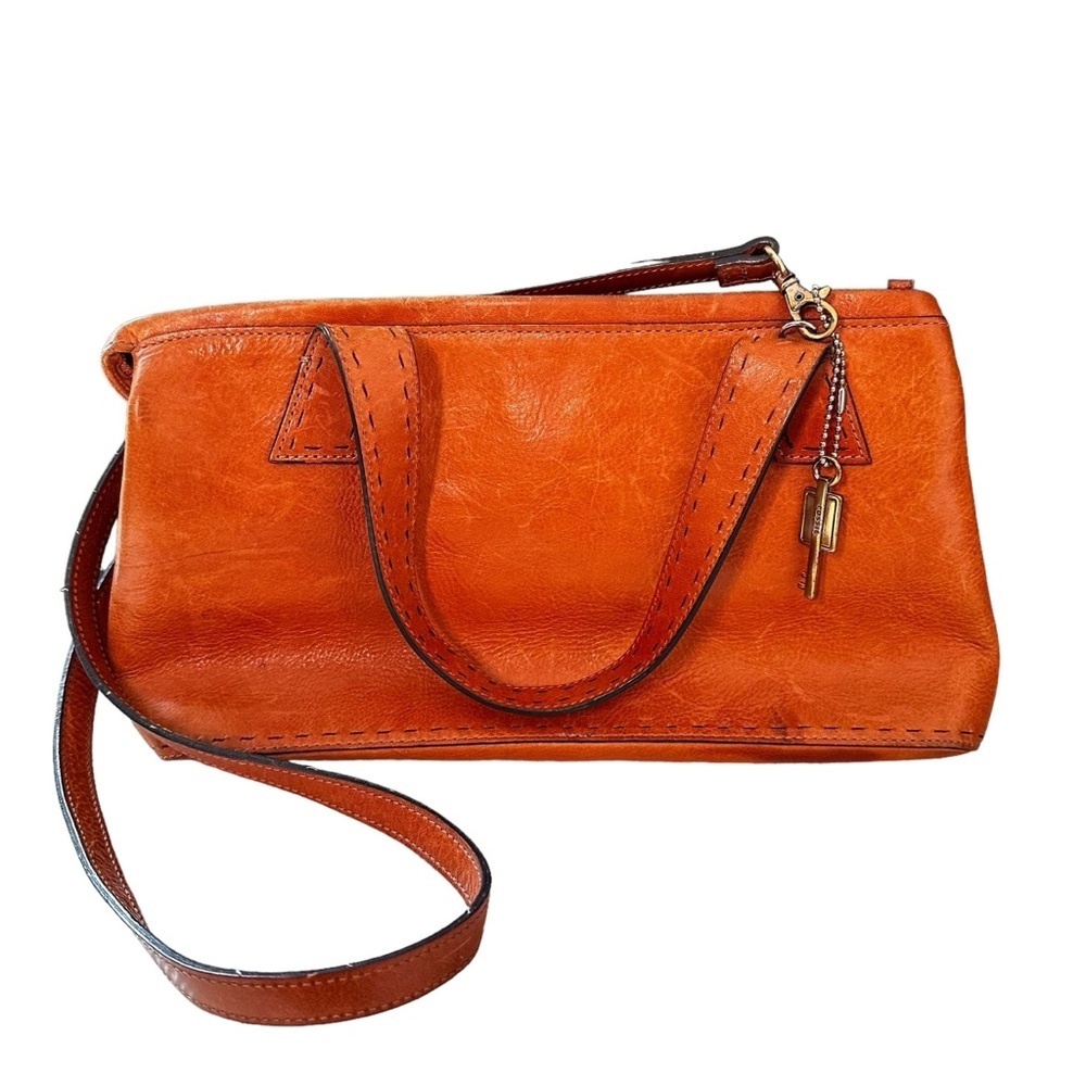 Fossil | Cognac Leather Handbag Satchel